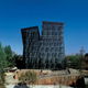 Siamese Towers, 2005, San Joaquín Campus, Universidad Católica de Chile, Santiago, Chile, University classrooms and offices